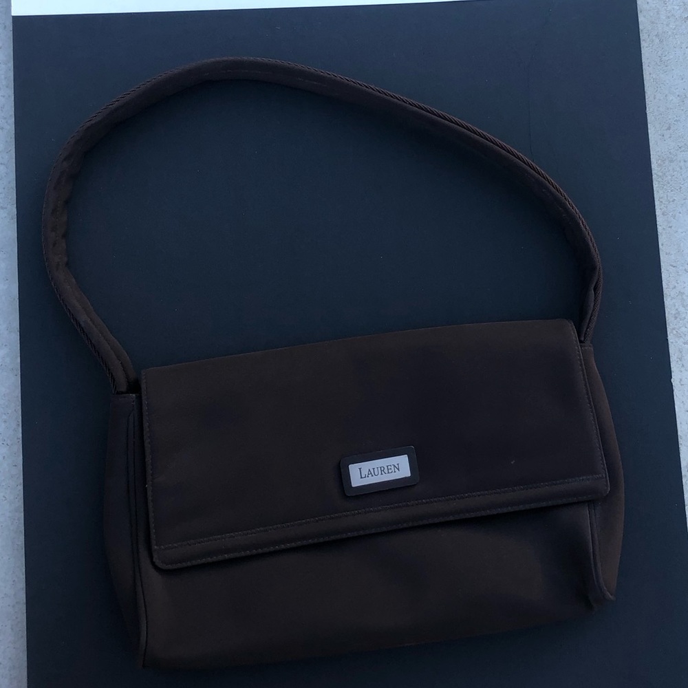 Coffee brown Ralph Lauren shoulder bag